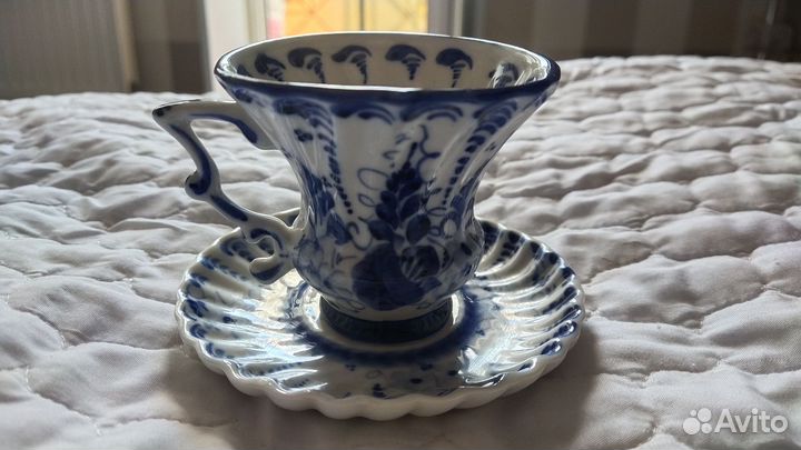 Чашка с блюдцем