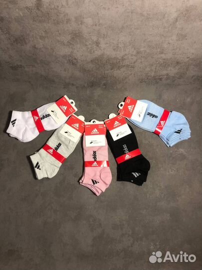 Носки женские короткие Adidas 10 пар