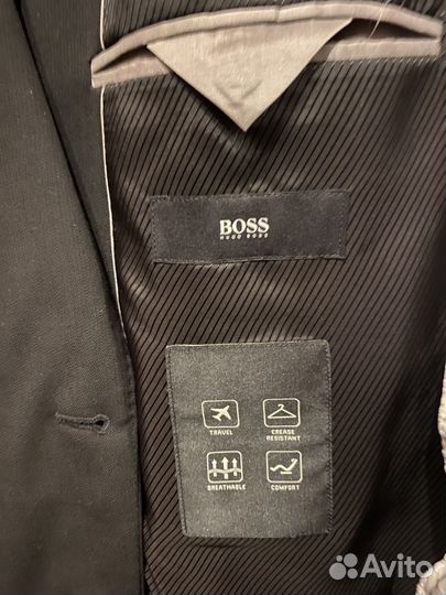 Пиджак мужской черный Hugo Boss оригинал
