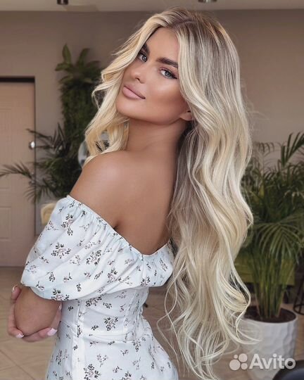 Модель на окрашивание волос