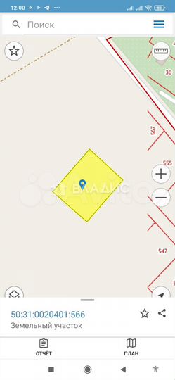 Участок 11 сот. (СНТ, ДНП)