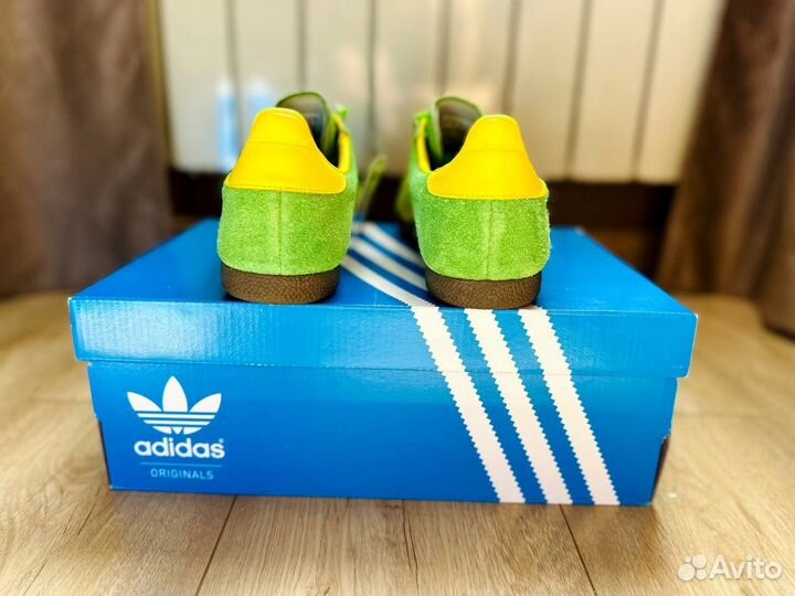 Кроссовки adidas trimm star зеленые оригинал