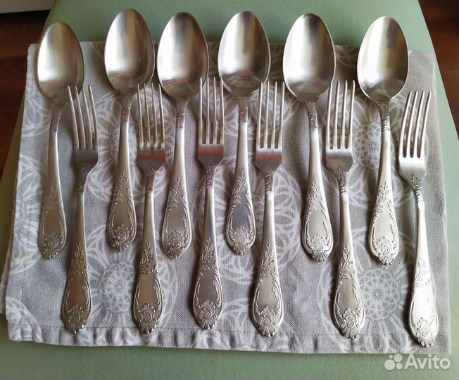 Столовые приборы СССР мельхиор