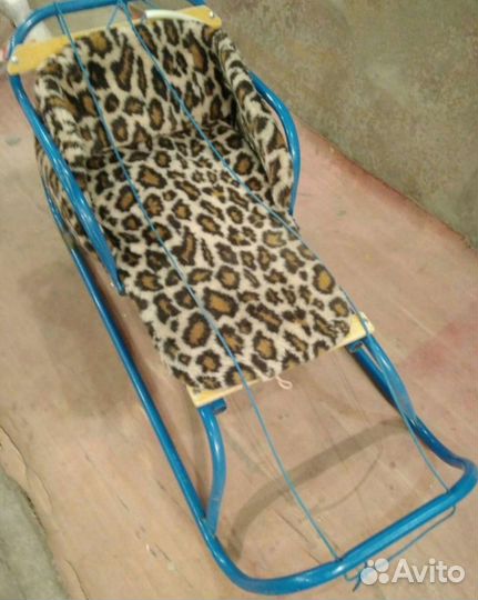 Санки с мягкой сидушкой