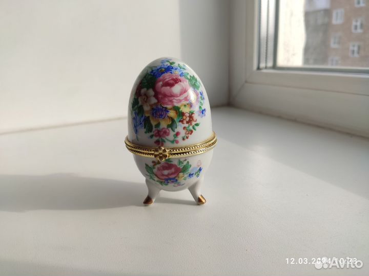 Пасхальное яйцо шкатулка