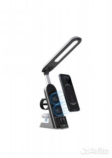 Лампа настольная с беспроводной зарядкой