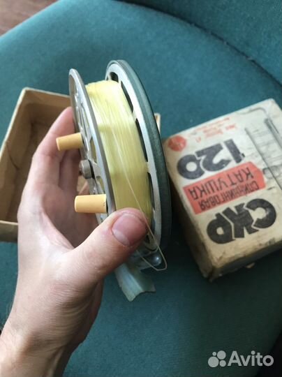 Скр 120 катушка спиннинговая СССР для рыбалки