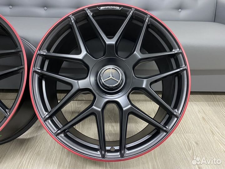 Диски DX012 R22 5-130 G-class AMG63S Гелик RED