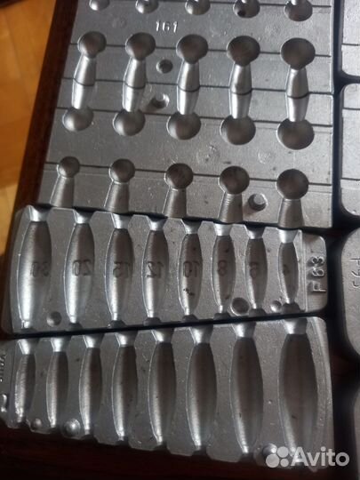 Формы для рыболовных грузил