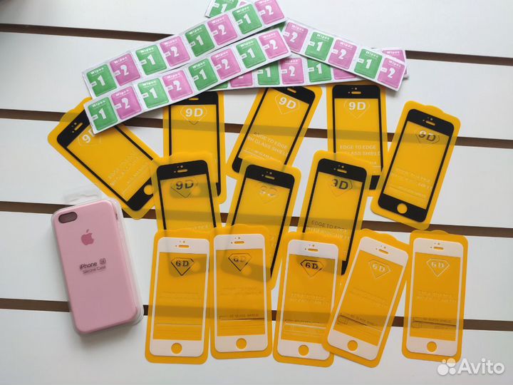 Бесплатно - Закалённое стекло 6д, 9д, простое