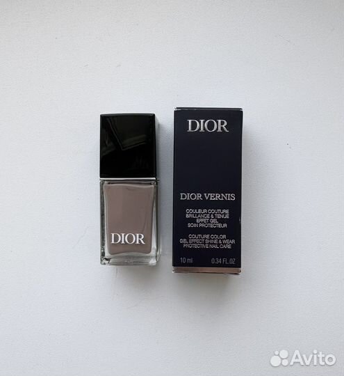 Dior лак для ногтей 206 gris dior 2023