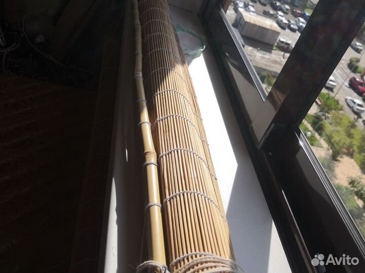 Циновки на окна. Дерево, шторки деревянные