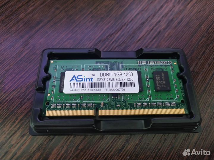 Оперативная память для ноутбука 1Gb. Бесплатно