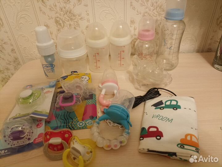 Детские бутылочки для кормления, подогреватель