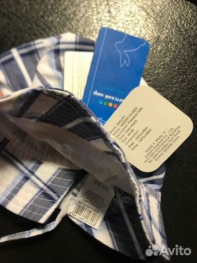 Панама детская для мальчика х/б новая, 44-46