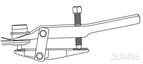 Съемник шаровых опор с рычагом