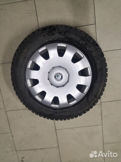 4 Колеса в сборе R15 шкода тур