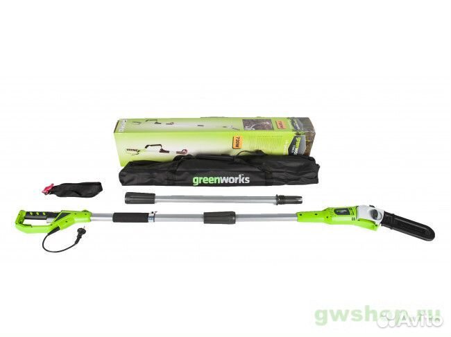 Высоторез сучкорез электрический greenworks