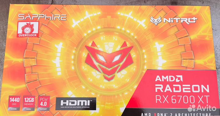 RX 6700 XT 12Gb (Гарантия) Nitro+
