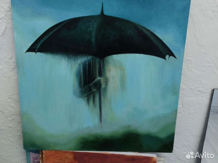 Картина маслом на холсте 40х40