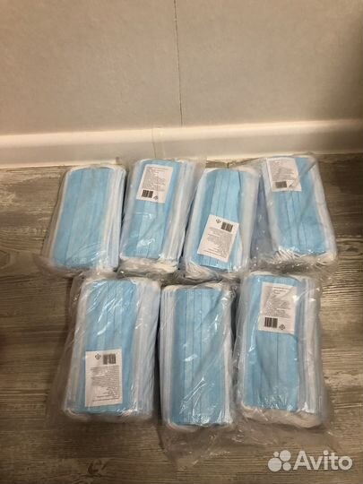 Маски одноразовые