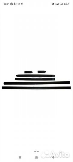 Молдинги на двери Hyundai Accent Акцент Новые