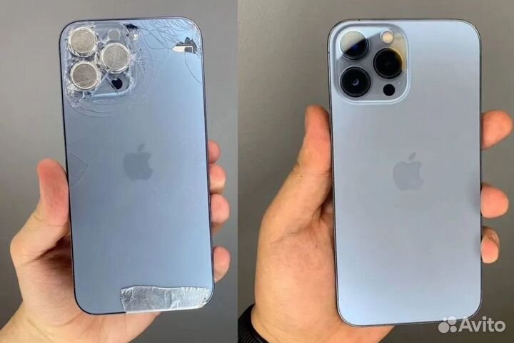 Замена заднего iPhone / Переклейка