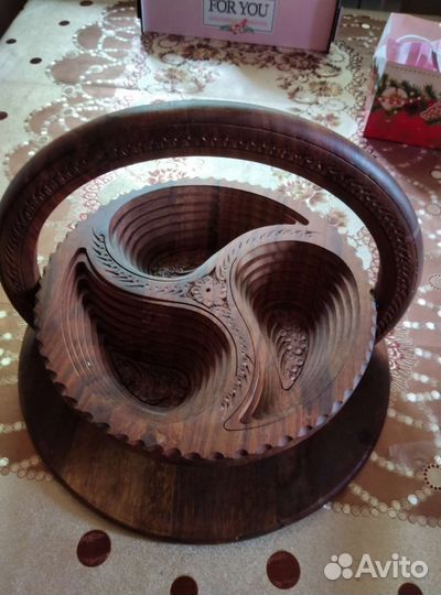 Ваза декоративная дерево