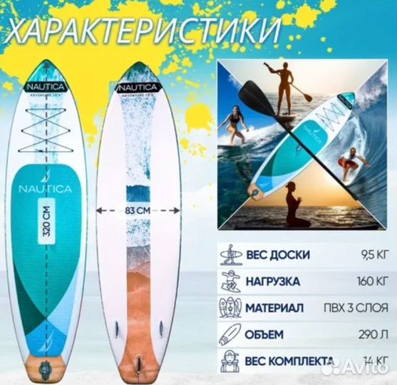 SUP-доска надувная Nautica Adventure