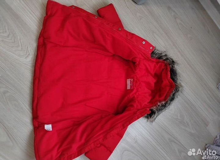 Куртка зимняя удлиненная для девочки 98