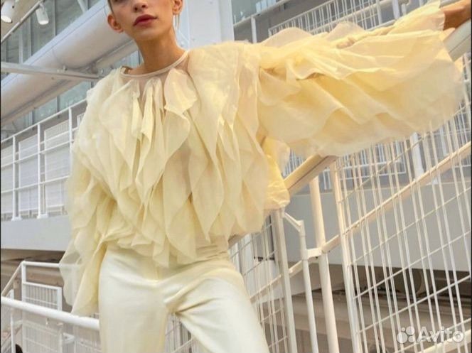 Блуза зефирка молочная