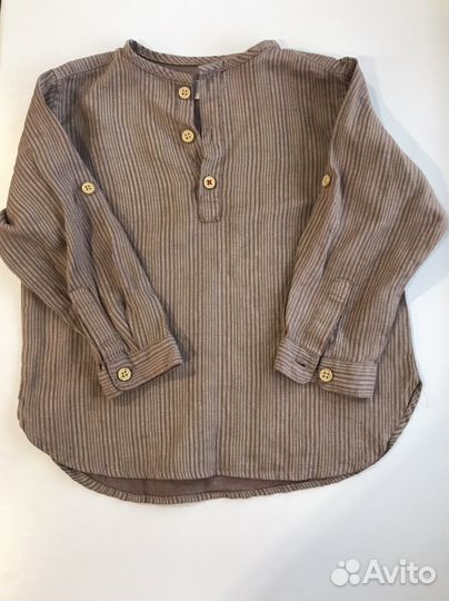 Рубашка zara для мальчика 92