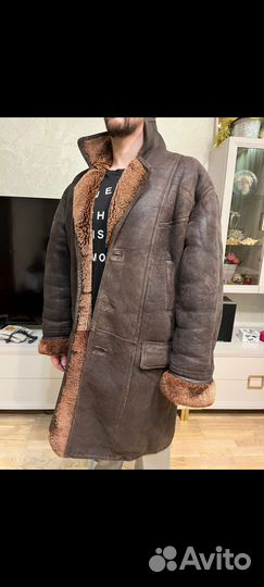 Дубленка натуральная мужская 52 54