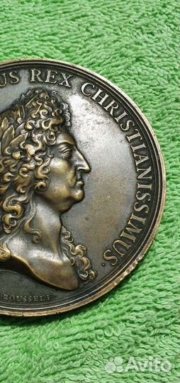 Медаль Разрушение Гейдельберга 1693, 1867 г. Франц