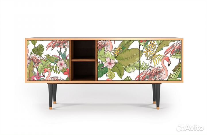 Тв-тумба T5 - Орех - Sweet Flamingo