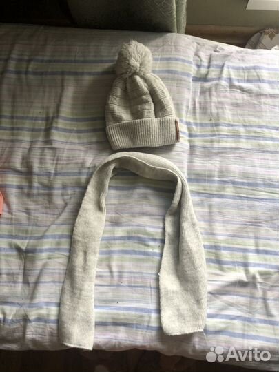 Комплект шапка и шарф