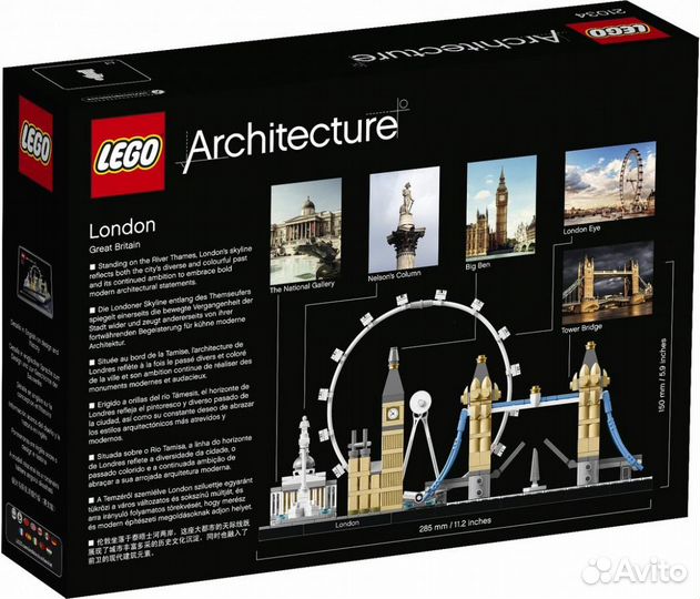 Конструктор lego Architecture 21034 Лондон