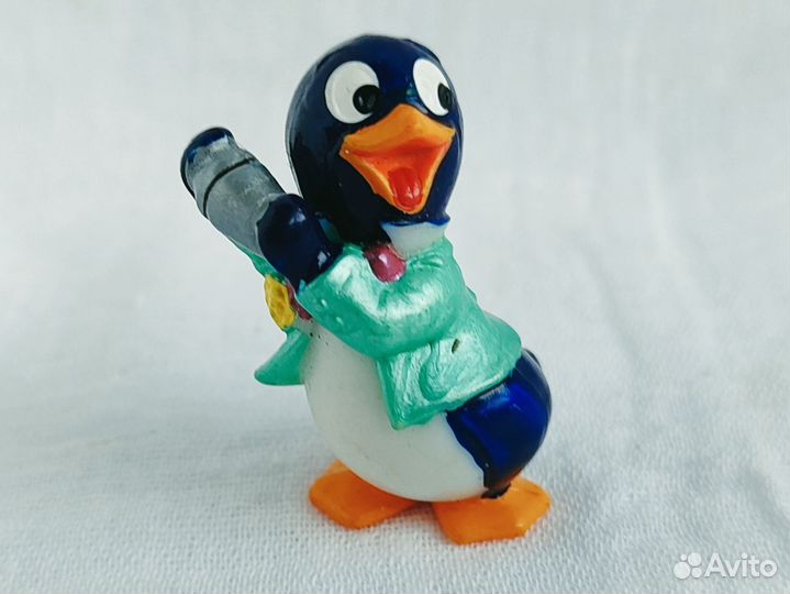 Игрушки из киндера 90х. Утята. 9 шт одним лотом