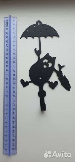 Стильный большой крючок/вешалка/ключница 