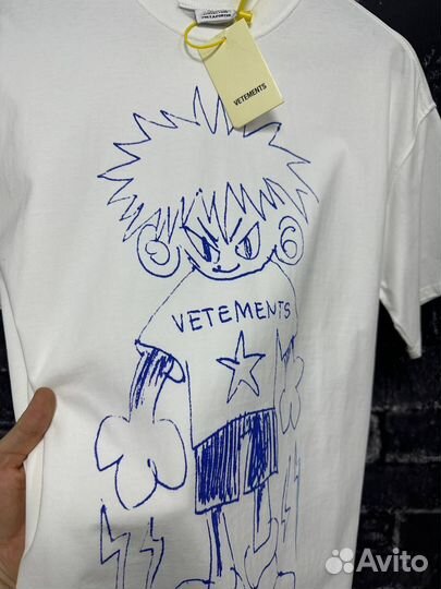 Футболка vetements белая