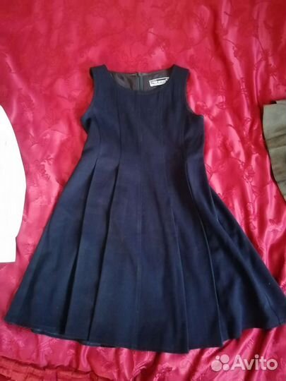 Школьная форма для девочки синяя 146