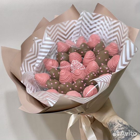 Букет из клубники в шоколаде подарок