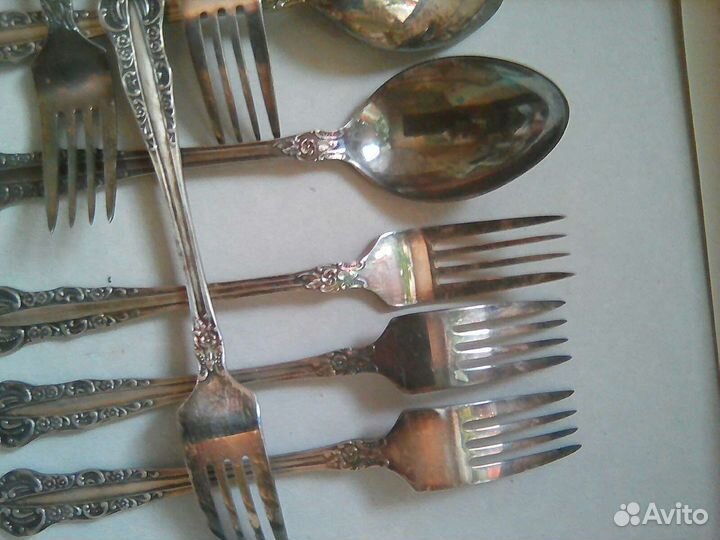 Столовый набор мельхиор СССР