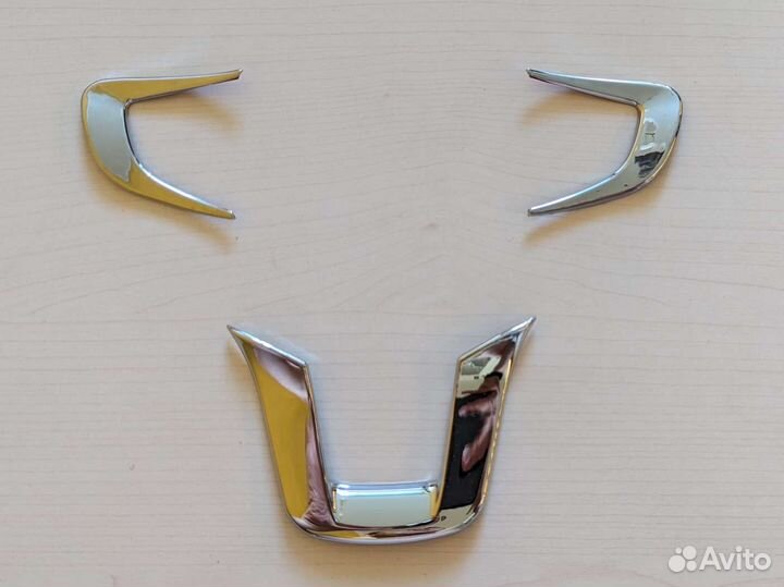 Накладки хром на руль Джетта Jetta