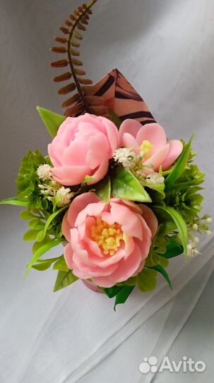 Букет из мыла ко Дню Воспитателя и ко Дню Учителя