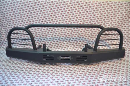 Силовой бампер на ниву ваз передний под лебедку