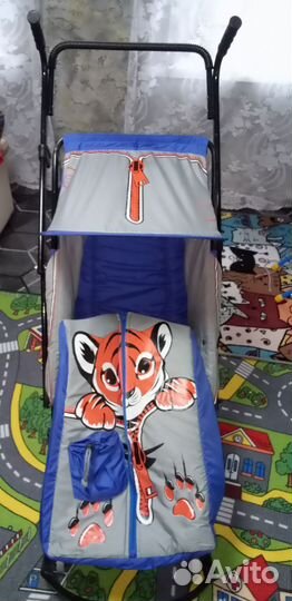 Детские санки с колесами