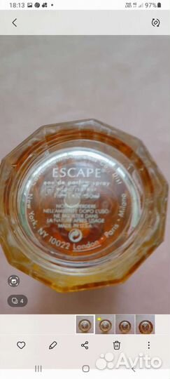 Винтаж escape Calvin Klein. 50 мл