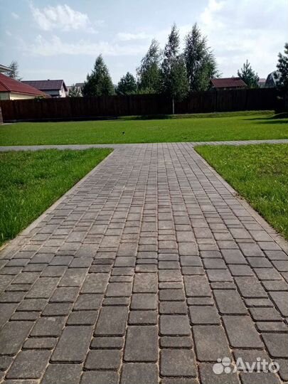 Укладка тротуарной плитки