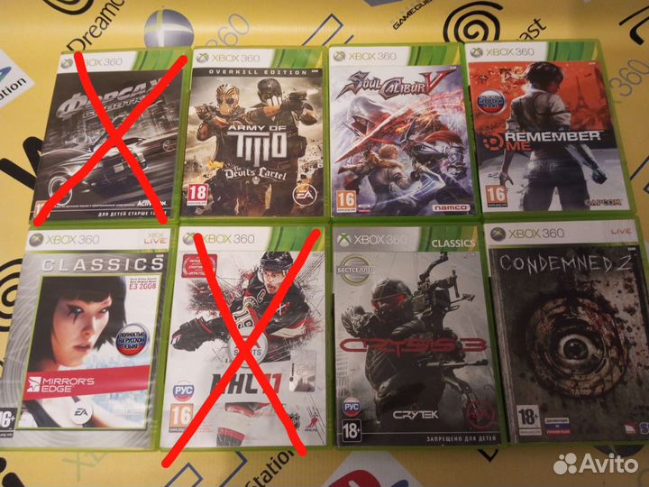 Игры для Xbox 360 (обмен/продажа/почта)